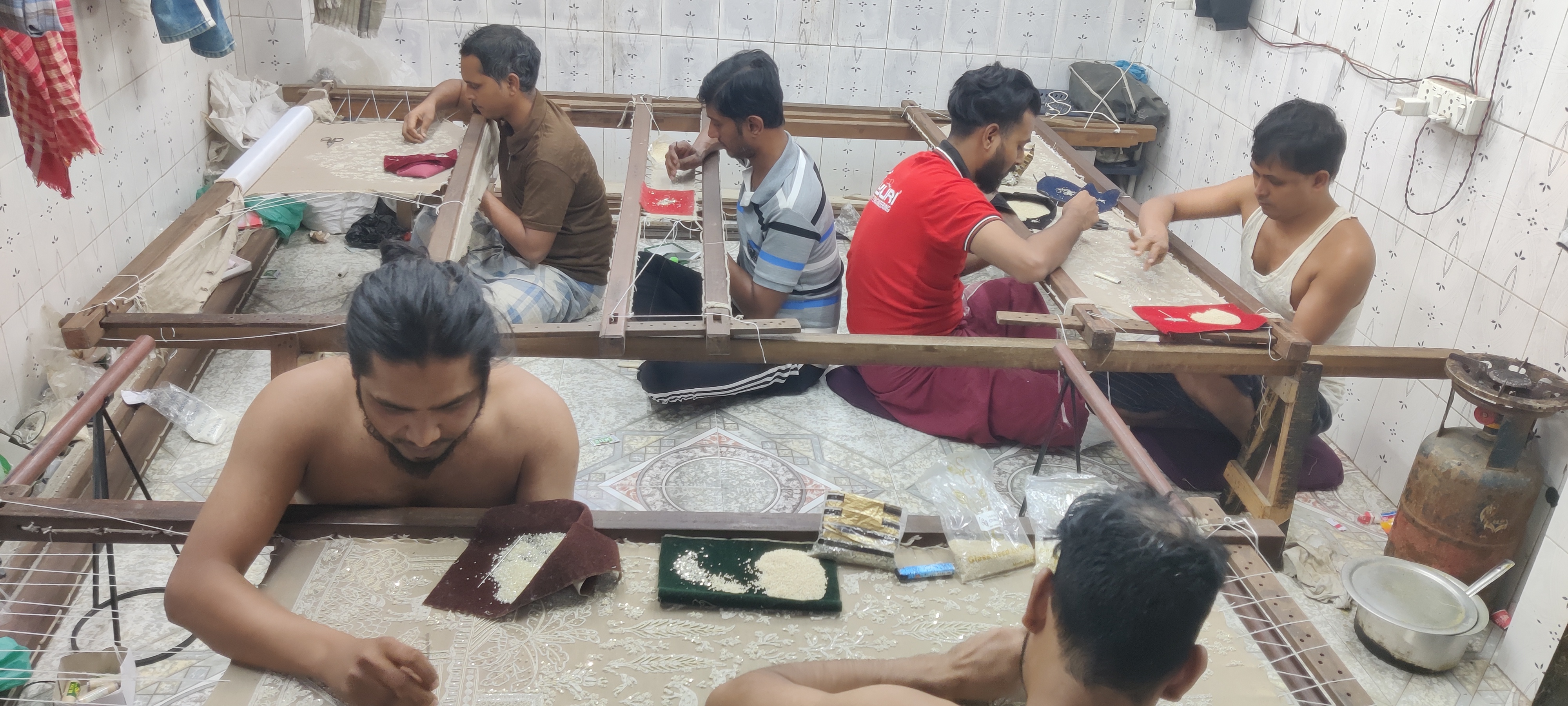 Custom Hand Embroidery for Switzerland Clients | Indian Artisan Work