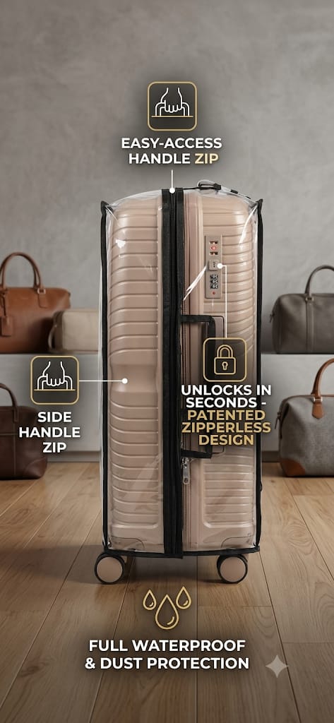 Saif PVC Trolley Cover Manufacturer in Mahim, Mumbai | Transparent Luggage Covers Wholesale & Custom Orders